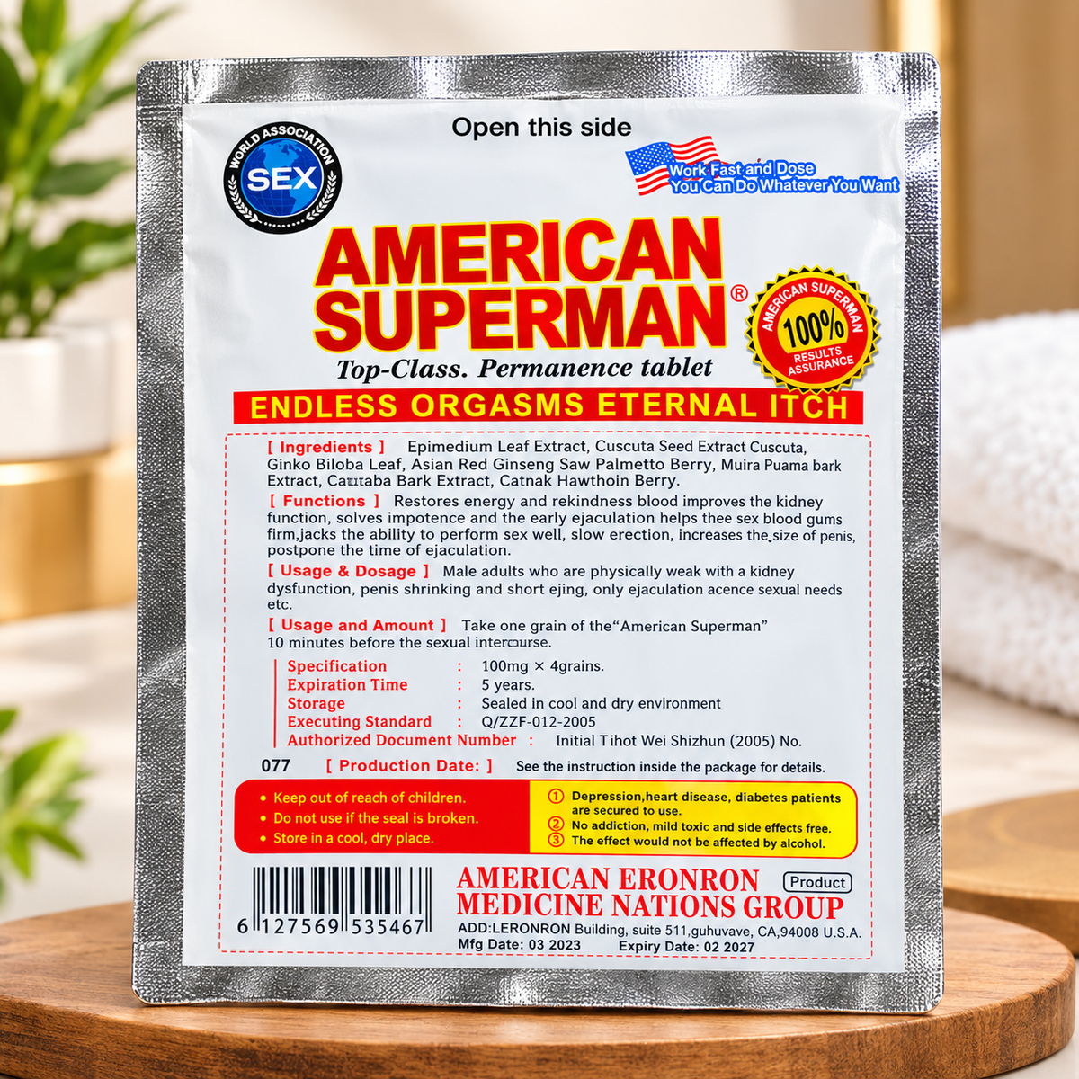 American Superman Tablets Pouch product photo, view 2