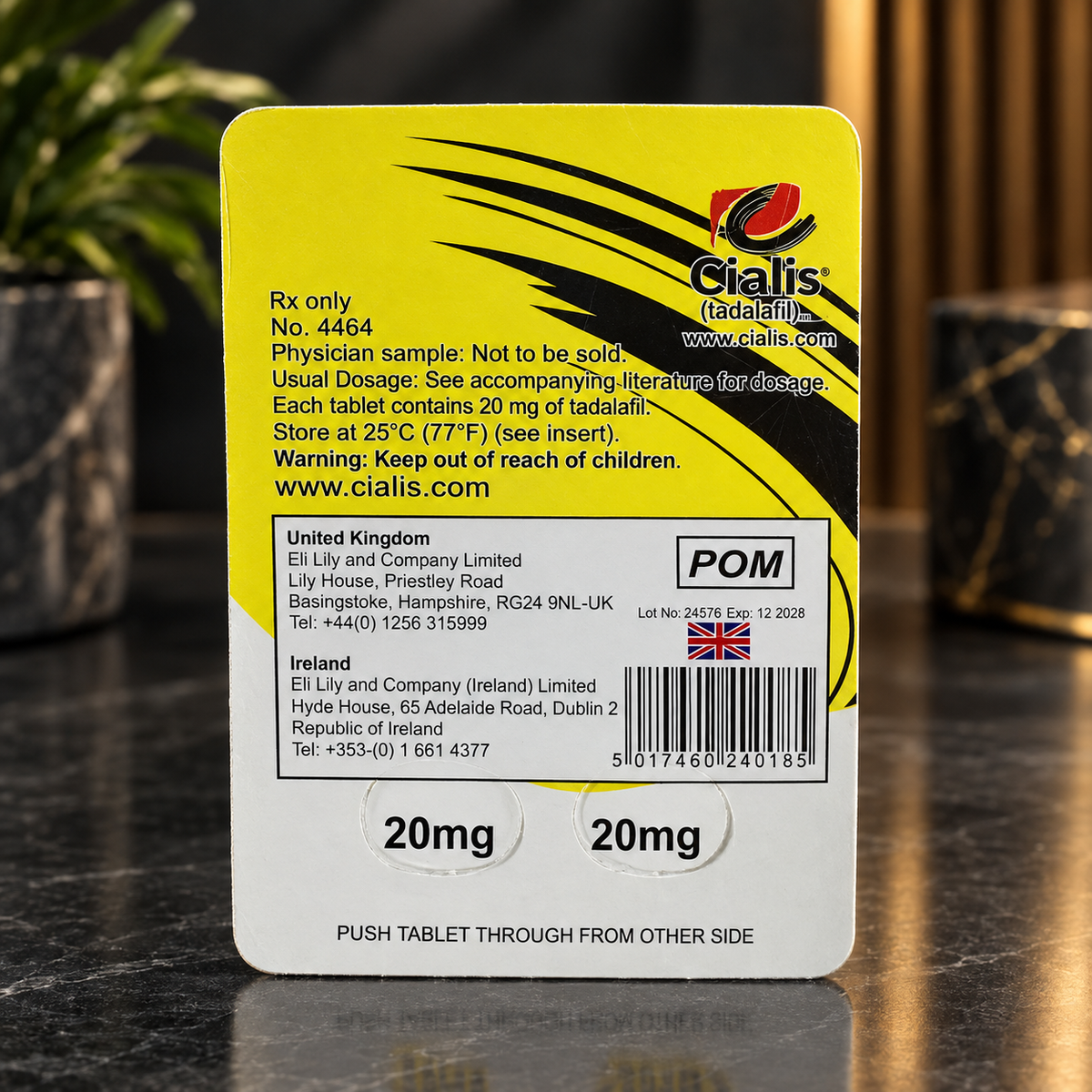 Cialis Tablet Tadalafil 2s product photo, view 2