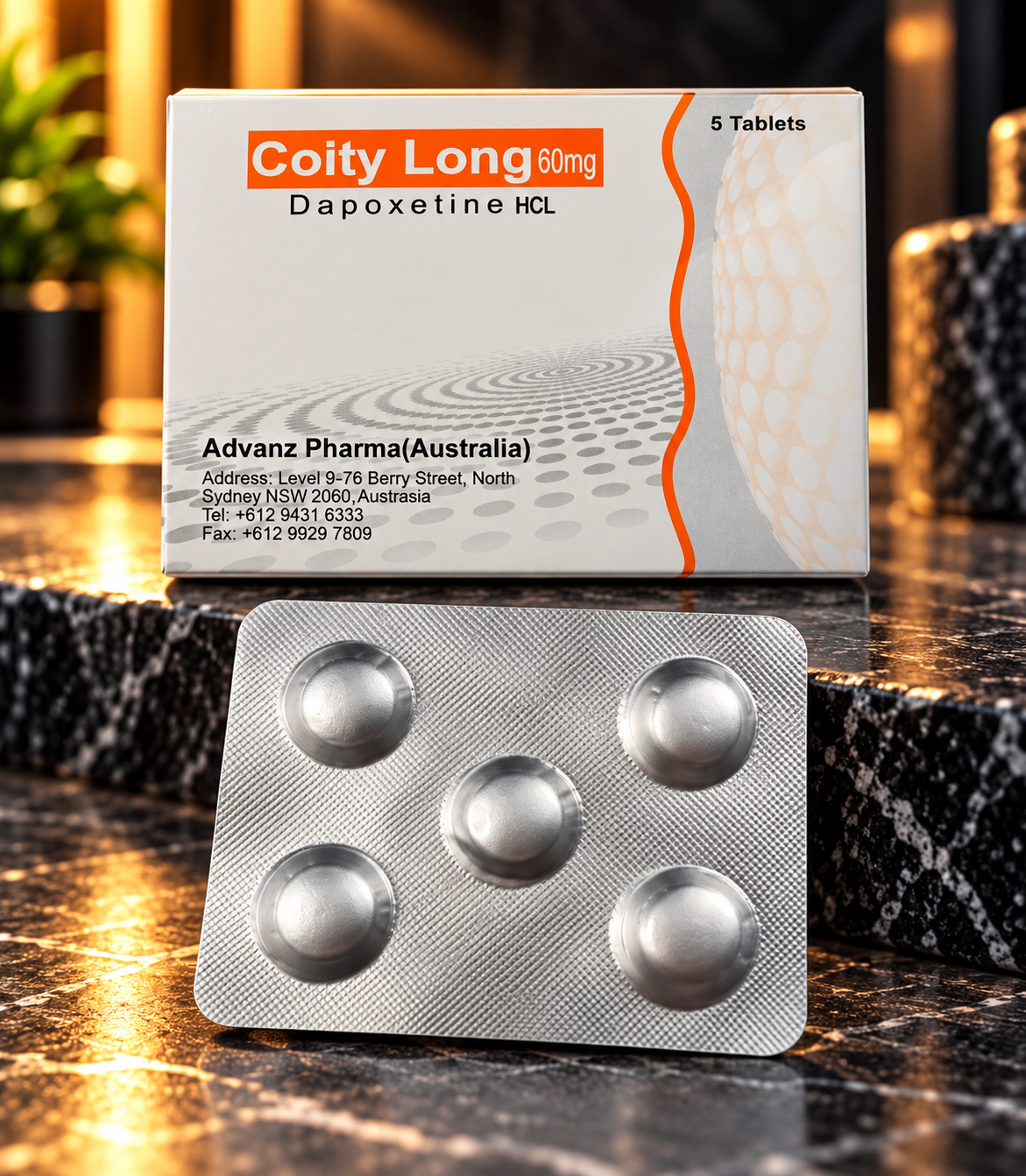 Coity Long 60mgTiming Tablet Men product photo