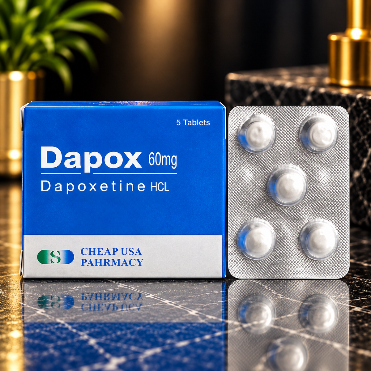 Dapox Tablet 60mg Dapoxetine product photo, view 2