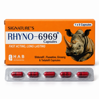Rhyno capsules Sildenafil Fluoxetine Ginseng Tadalafil product photo, view 1