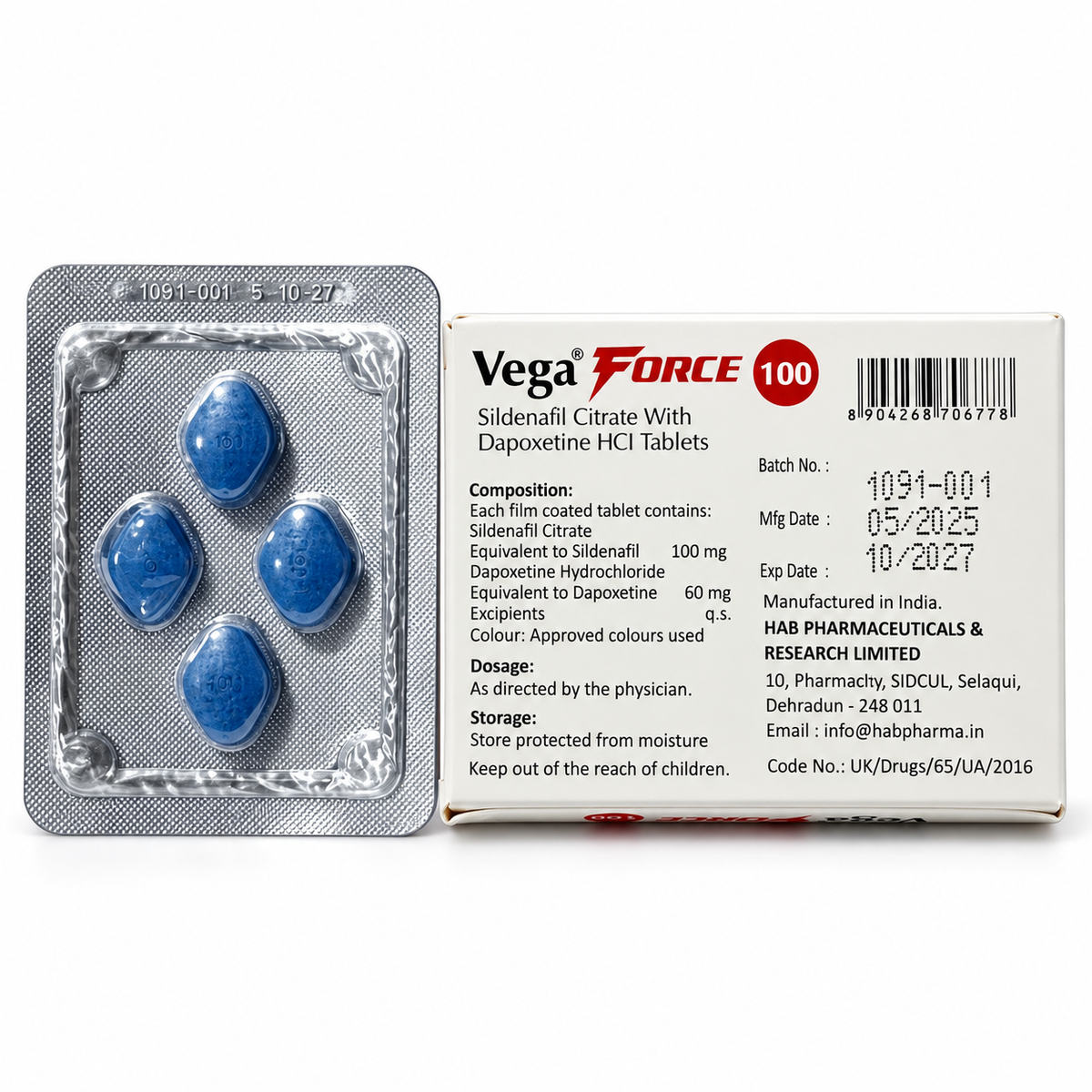 Vega Force 100 Tablet product photo, view 2