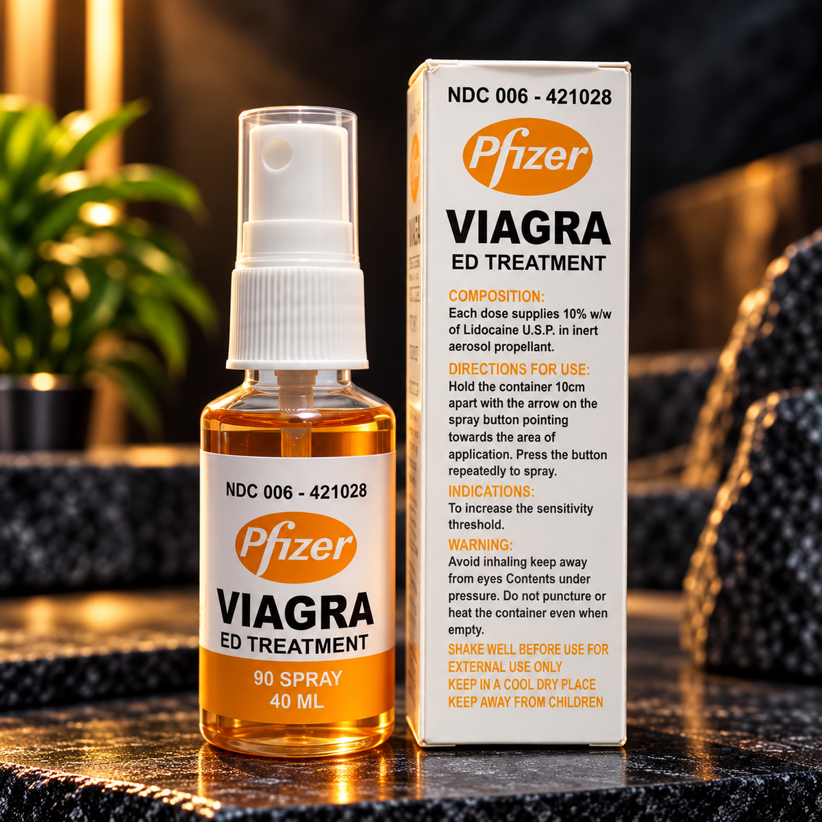 Viagra Timing Spray Delay Pfizer 40ml Gold product photo, view 2